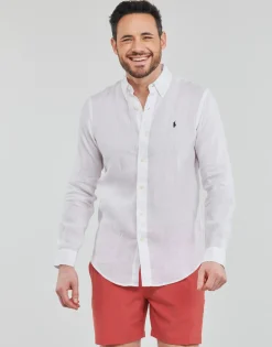 Polo Ralph Lauren CHEMISE COUPE DROITE EN LIN-Homme Chemises