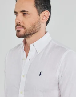 Polo Ralph Lauren CHEMISE COUPE DROITE EN LIN-Homme Chemises