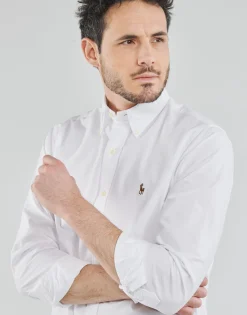Polo Ralph Lauren CHEMISE COUPE DROITE EN OXFORD-Homme Chemises