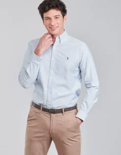 Polo Ralph Lauren CHEMISE COUPE DROITE EN OXFORD-Homme Chemises