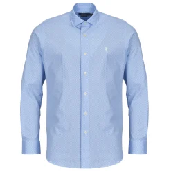 Polo Ralph Lauren CHEMISE COUPE DROITE EN POPELINE MICRO MOTIF-Homme Chemises