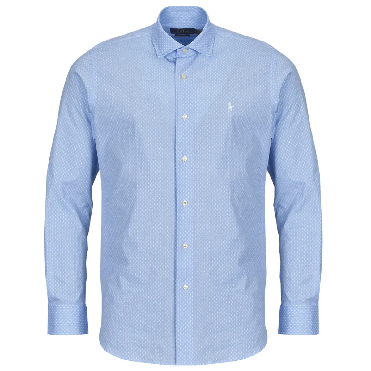 Polo Ralph Lauren CHEMISE COUPE DROITE EN POPELINE MICRO MOTIF-Homme Chemises