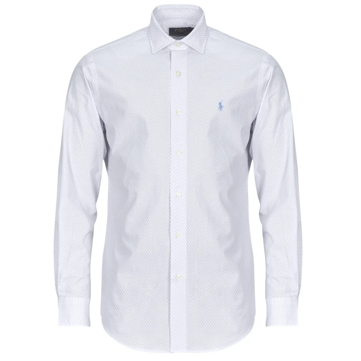 Polo Ralph Lauren CHEMISE COUPE DROITE EN POPELINE MICRO MOTIF-Homme Chemises