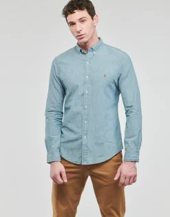 Polo Ralph Lauren CHEMISE COUPE SLIM EN DENIM-Homme Chemises
