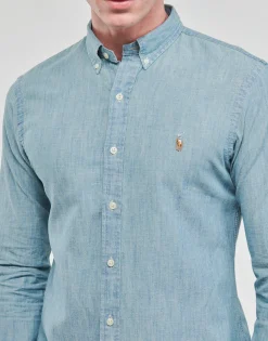 Polo Ralph Lauren CHEMISE COUPE SLIM EN DENIM-Homme Chemises