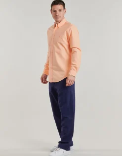 Polo Ralph Lauren CHEMISE DROITE CUSTOM EN OXFORD LEGER TEINTURE MINERALE-Homme Chemises