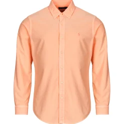 Polo Ralph Lauren CHEMISE DROITE CUSTOM EN OXFORD LEGER TEINTURE MINERALE-Homme Chemises