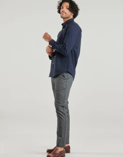 Polo Ralph Lauren CHEMISE DROITE CUSTOM EN OXFORD LEGER-Homme Chemises