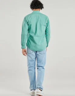 Polo Ralph Lauren CHEMISE DROITE CUSTOM EN OXFORD LEGER-Homme Chemises