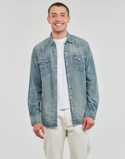 Polo Ralph Lauren CHEMISE WESTERN EN DENIM-Homme Chemises