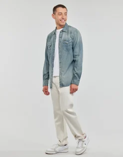 Polo Ralph Lauren CHEMISE WESTERN EN DENIM-Homme Chemises