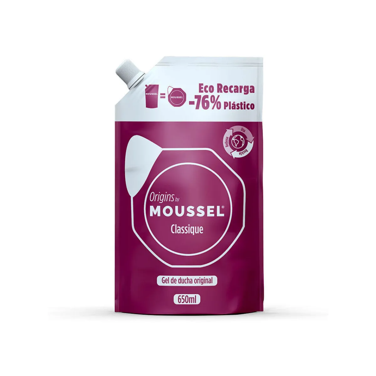 Moussel Classique Gel Douche Original Recharge-Homme Soins Corps & Bain