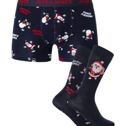 Jack & Jones Coffret cadeau caleçons et chaussettes Happy Xmas-Homme Caleçons