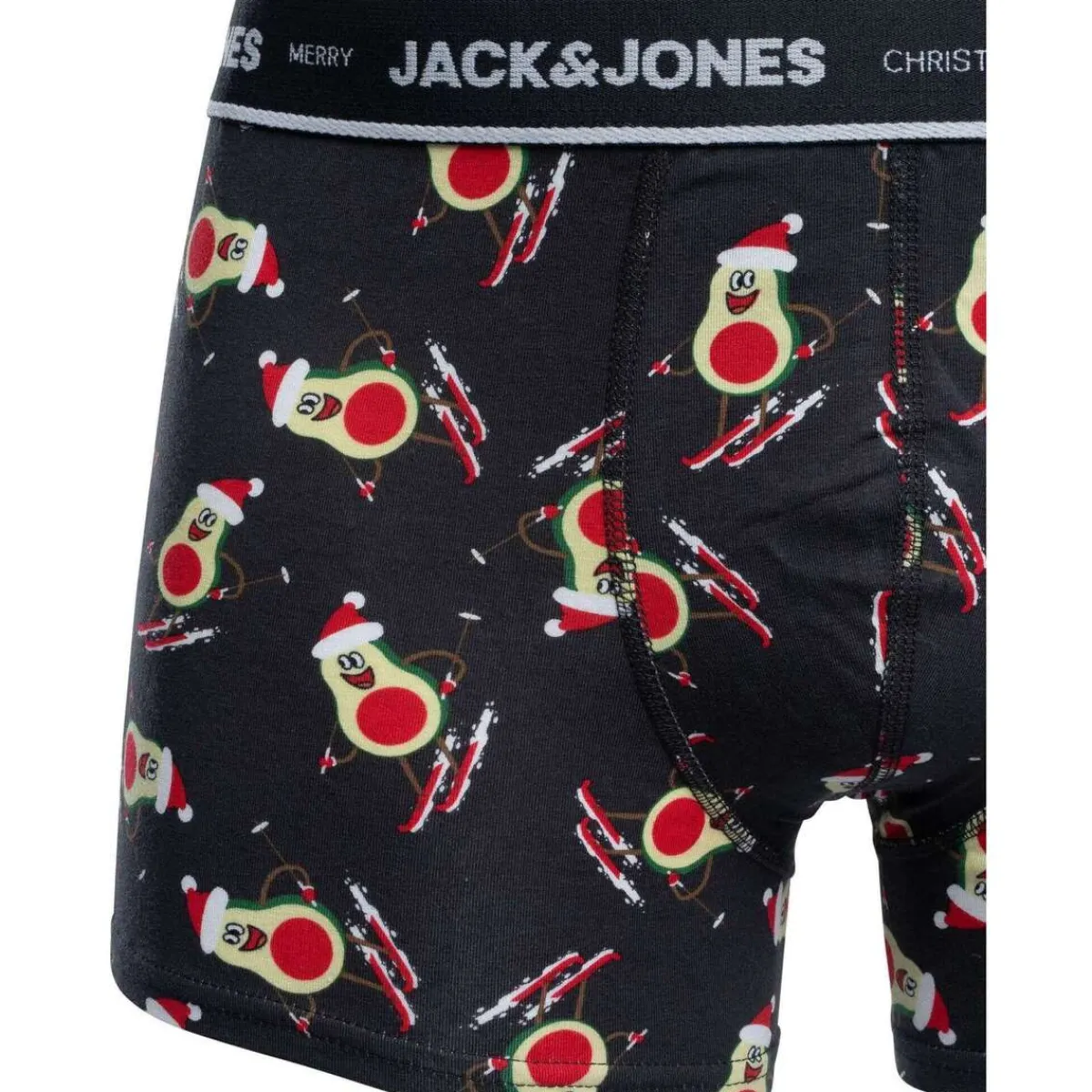Jack & Jones Coffret cadeau de Noël avec caleçons avocat et 2 paires de-Homme Caleçons
