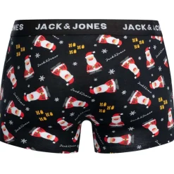 Jack & Jones Coffret cadeau Ho Ho Ho Trunks et 2 paires de chaussettes-Homme Caleçons