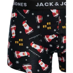Jack & Jones Coffret cadeau Ho Ho Ho Trunks et 2 paires de chaussettes-Homme Caleçons
