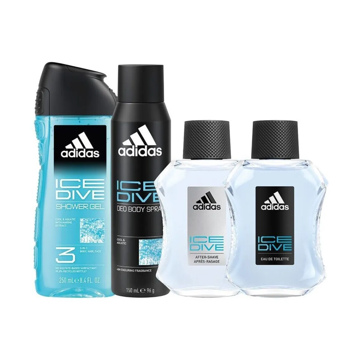 adidas Coffret De Plongée Sous-marine 4 Pièces-Homme Parfums