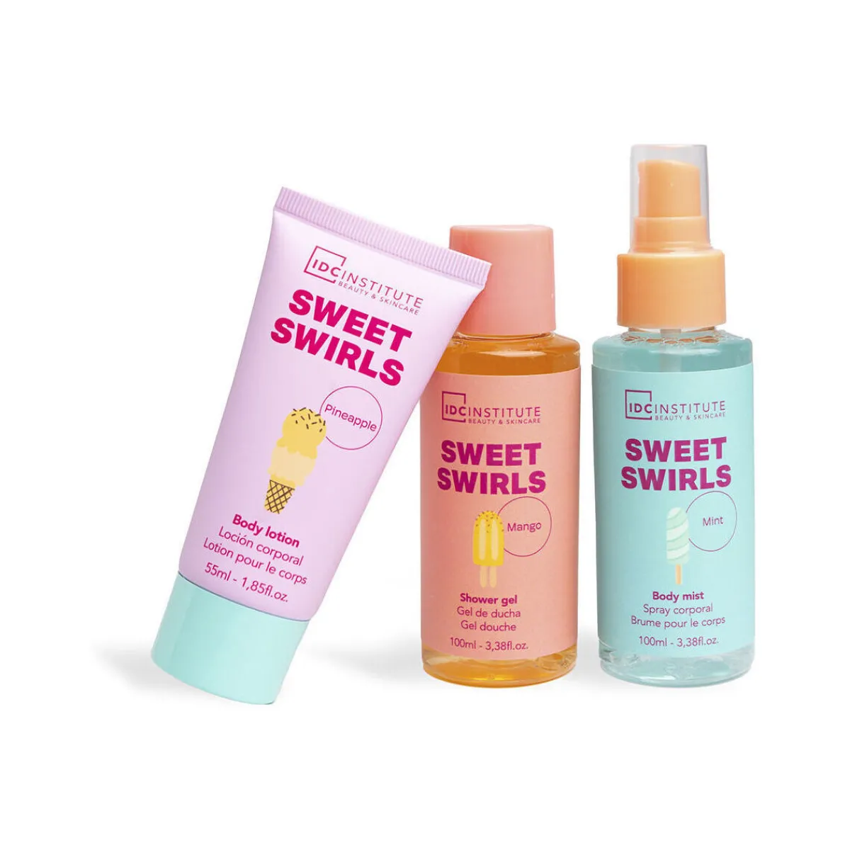 Idc Institute Coffret Sweet Twists 4 Pièces-Homme Soins Corps & Bain