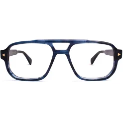 Xlab Col anti-éblouissement Cartagena. Bleu strié Cadres Optiqu-Homme Lunettes De Soleil