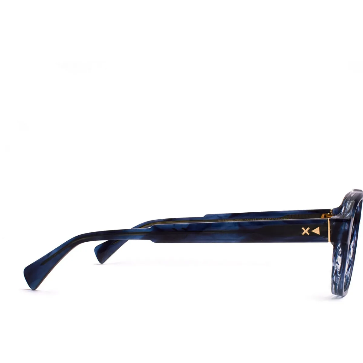 Xlab Col anti-éblouissement Cartagena. Bleu strié Cadres Optiqu-Homme Lunettes De Soleil