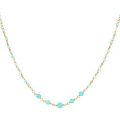 Orusbijoux Collier Argent Cascade Pierre Amazonite-Homme Bijoux