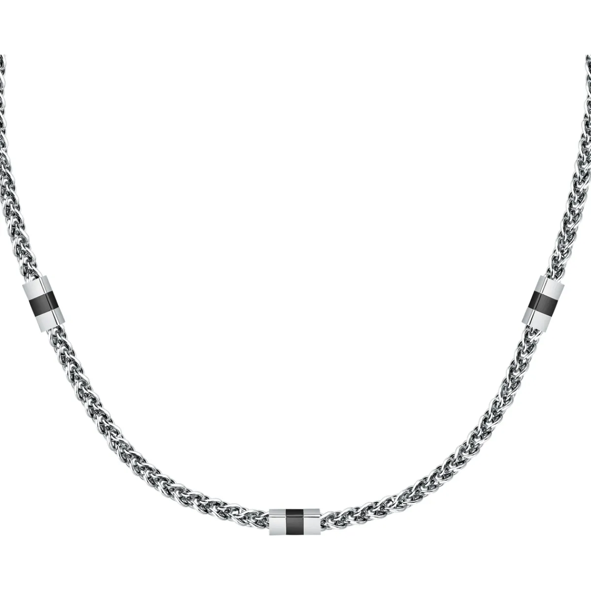 Sector Collier en acier-Homme Bijoux