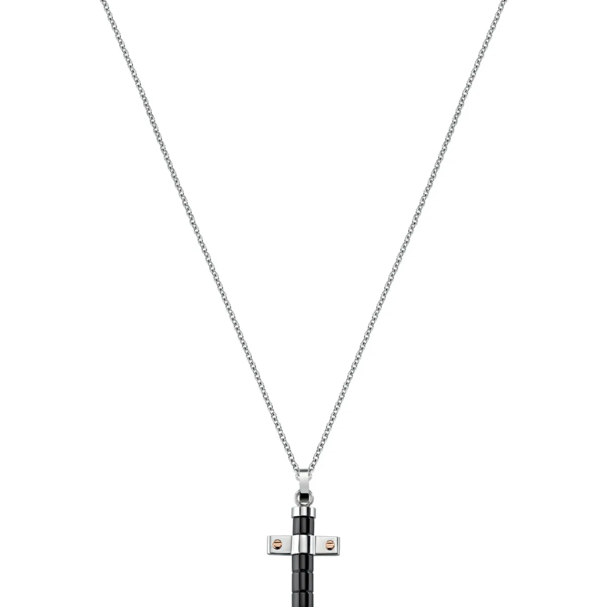 Sector Collier en acier-Homme Bijoux