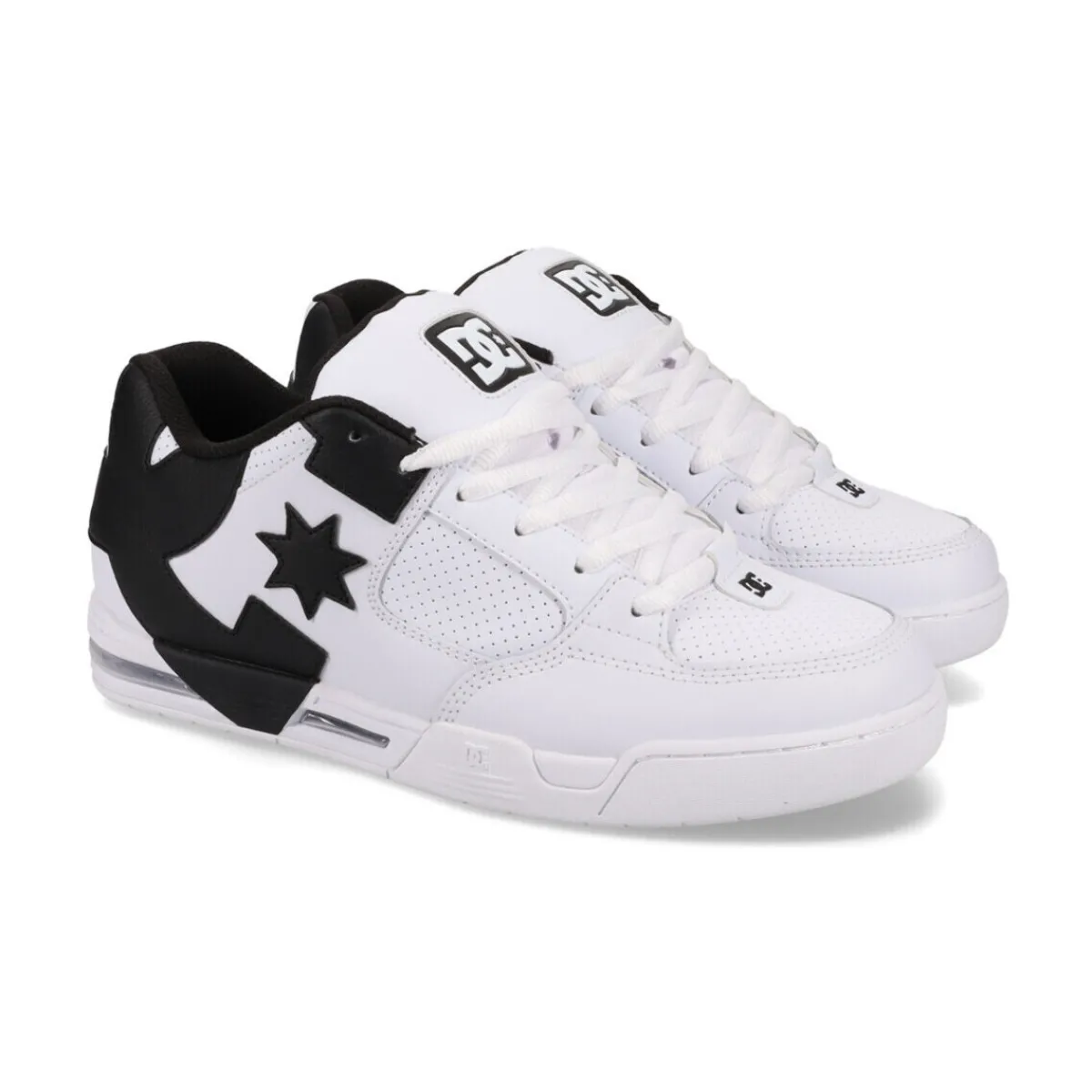 DC Shoes COMMAND white black-Homme Skate