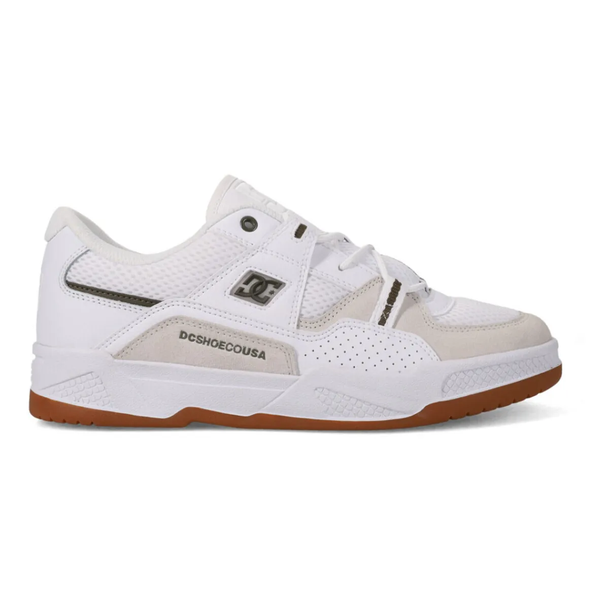 DC Shoes CONSTRUCT white white green-Homme Skate
