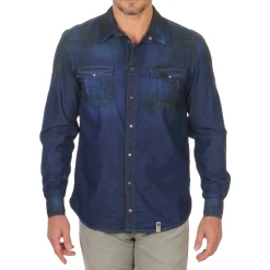 Freeman T.Porter CORWEND DENIM-Homme Chemises