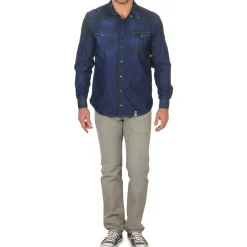 Freeman T.Porter CORWEND DENIM-Homme Chemises