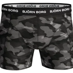Björn Borg Cotton Stretch Boxers 3Pack Grey-Homme Caleçons
