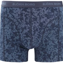 Björn Borg Cotton Stretch Boxers 3Pack Bleu Foncé-Homme Caleçons