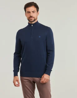 Timberland Cotton YD 1/4 Zip Sweater-Homme Pulls & Gilets