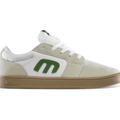 Etnies CRESTA WHITE GREEN GUM-Homme Skate