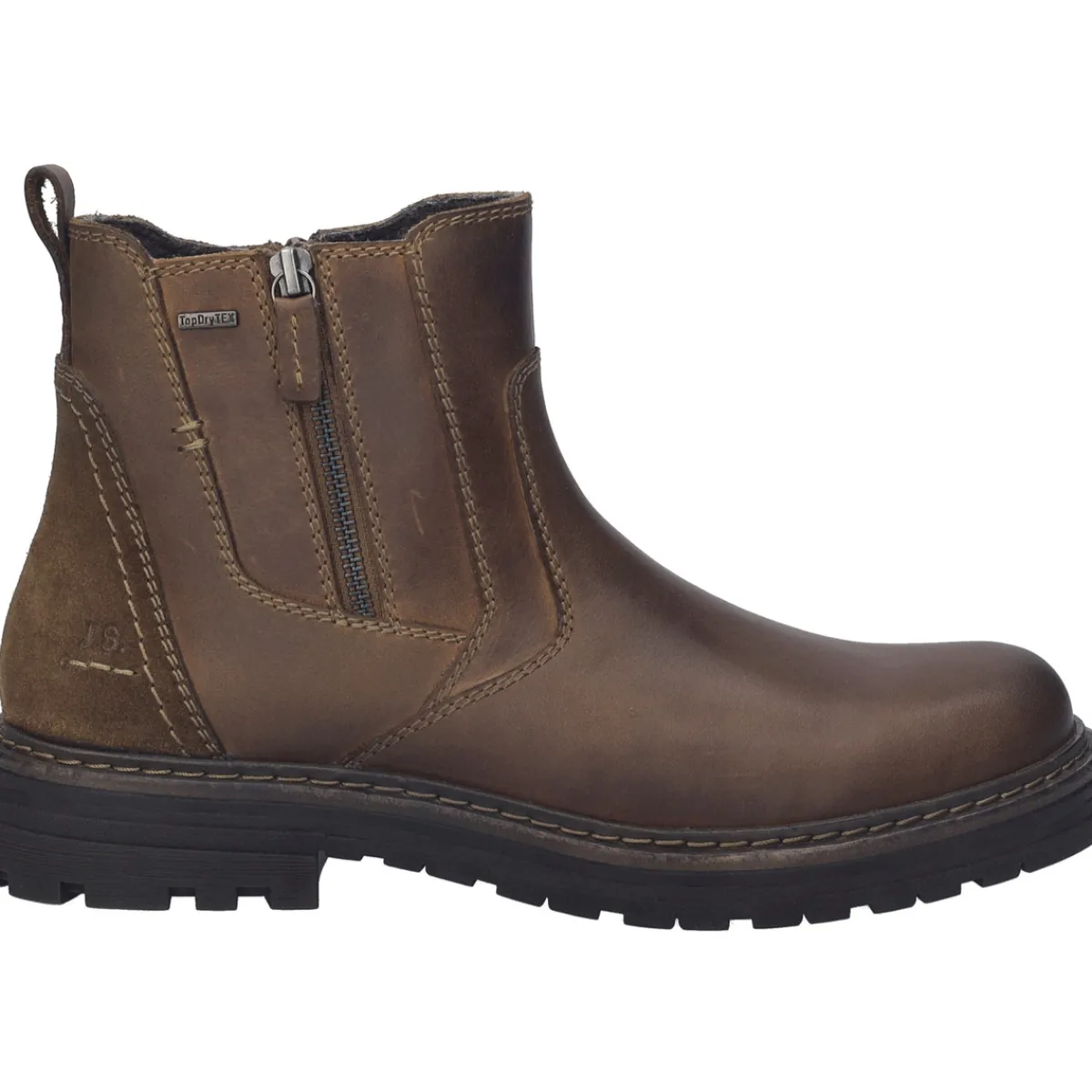 Josef Seibel Curtis 51, castagne-Homme Bottes