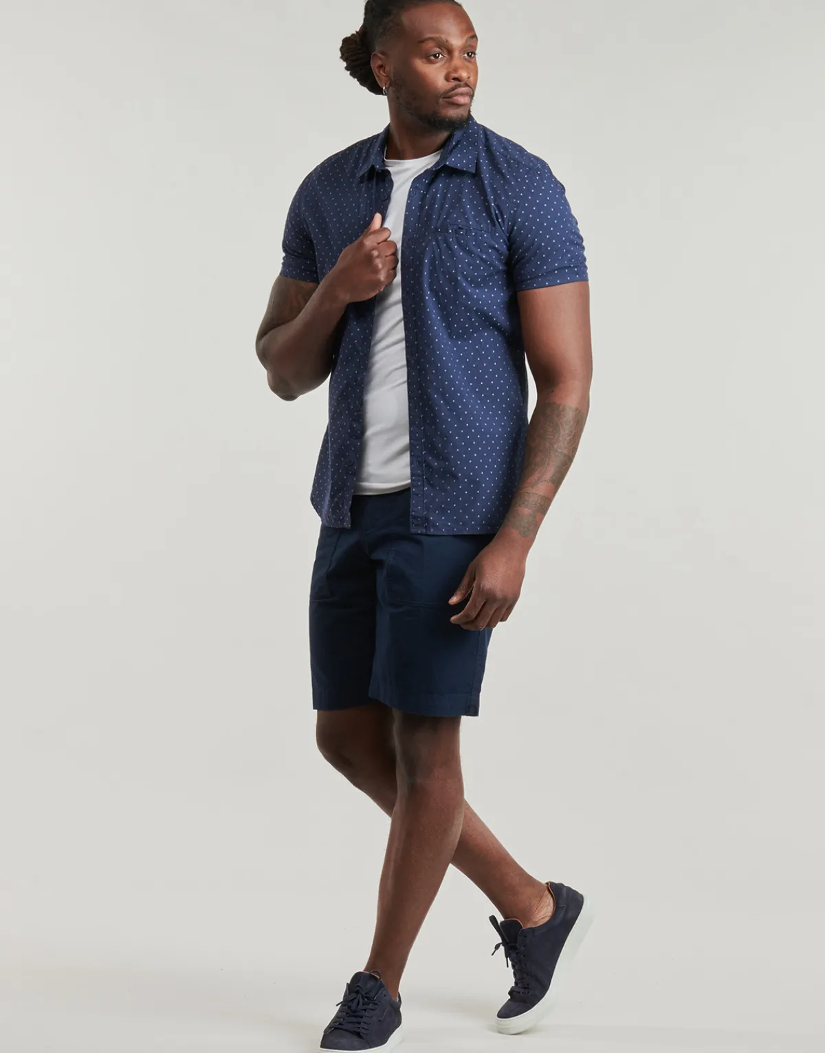 Teddy Smith CUT MC-Homme Chemises