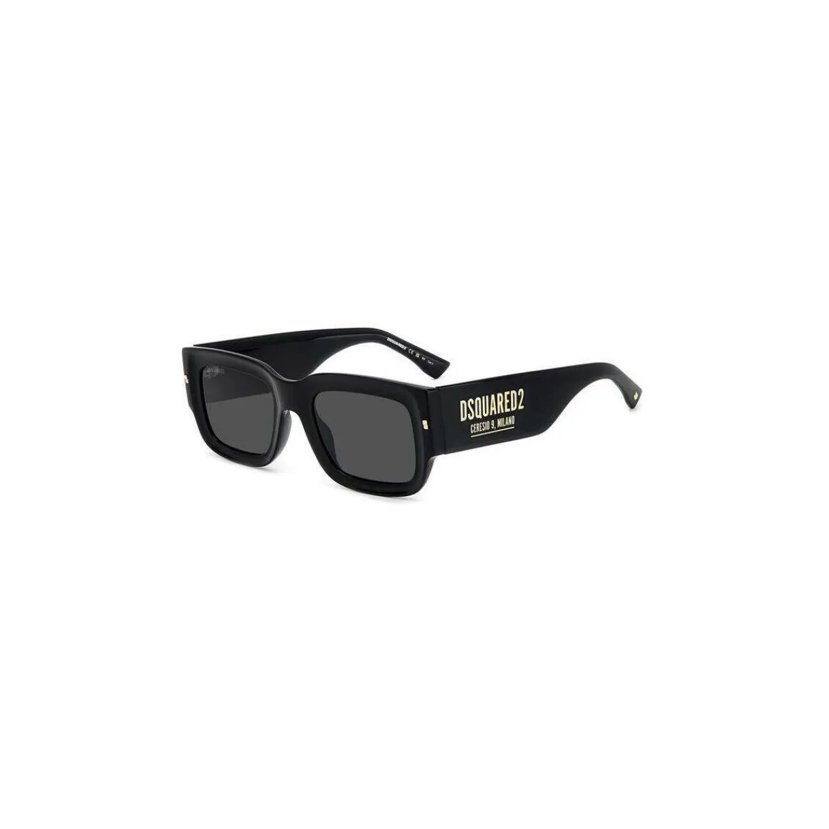 Dsquared D2 0089/S Lunettes de soleil, Or noir/Gris, 52 mm-Homme Lunettes De Soleil