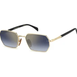 David Beckham DB 1174/S Lunettes de soleil, Or/Bleu, 55 mm-Homme Lunettes De Soleil