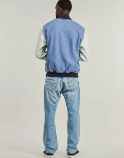 Vans Denim Baseball Jacket-Homme Vestes