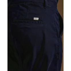 Pullin Dening chino indigo-Homme Pantalons