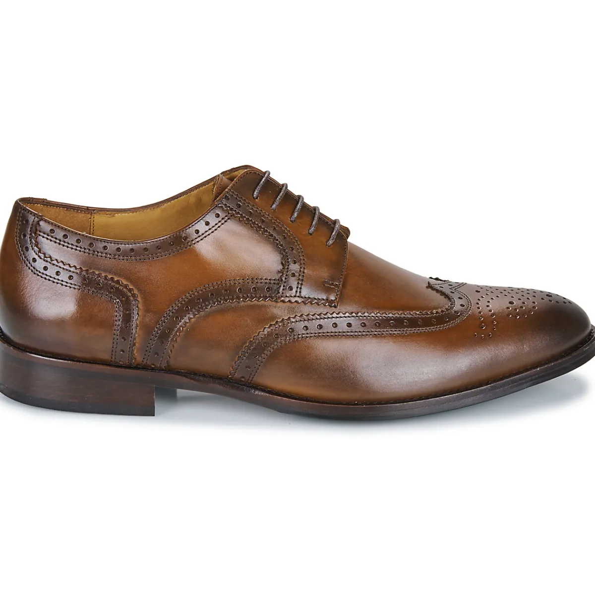 Brett & Sons Derbies 4676-NATUR-BRANDY-Homme Derbies & Richelieu