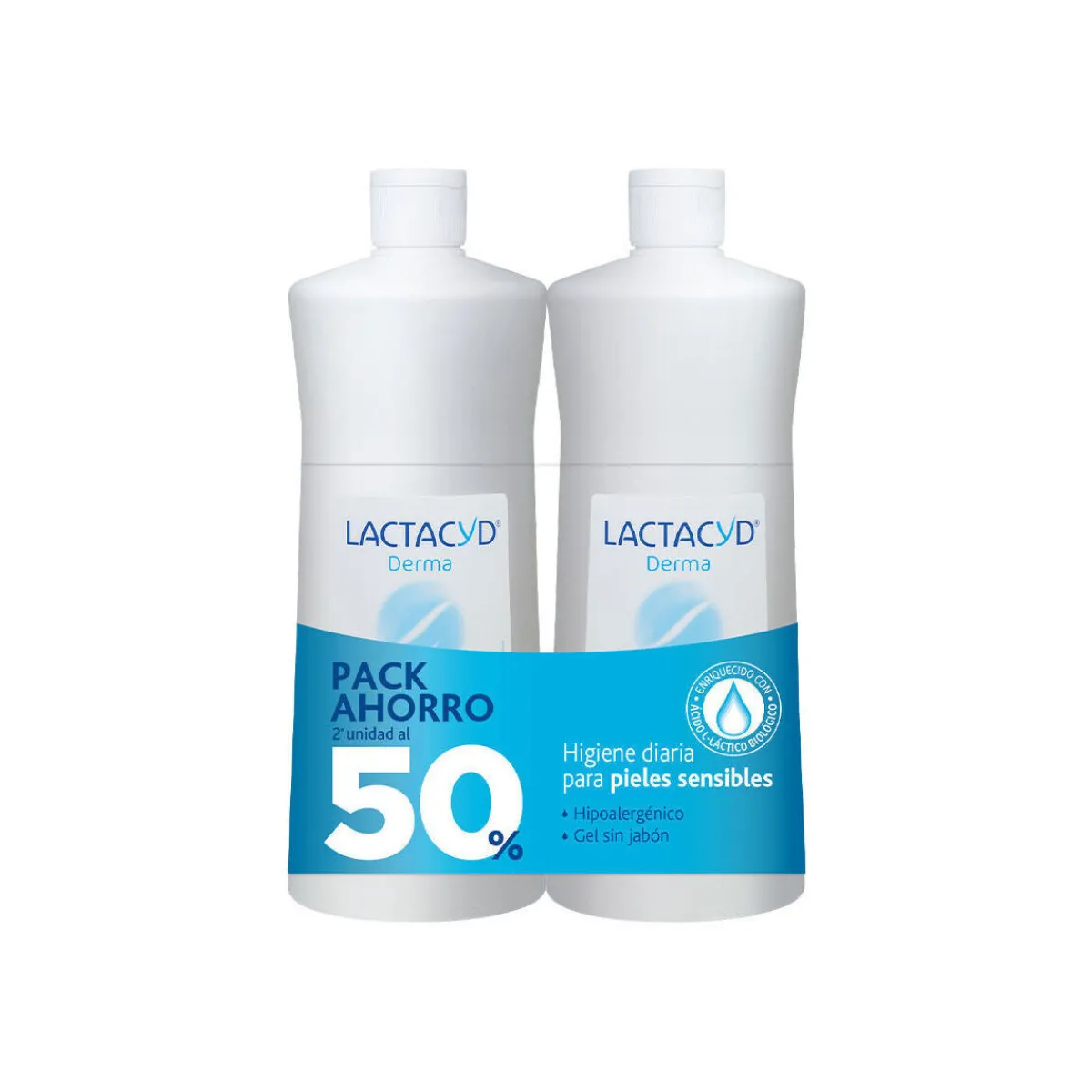 Lactacyd Derma Gel De Bain 2 X-Homme Soins Corps & Bain