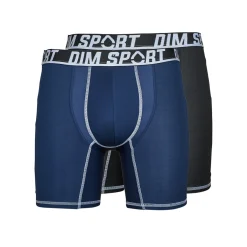 DIM SPORT BOXER LONG MICROFIBRE PACK X2-Homme Boxers