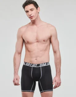 DIM SPORT BOXER LONG MICROFIBRE PACK X2-Homme Boxers