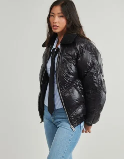 Schott Doudounes COLLIN-BLACK-Homme Manteaux