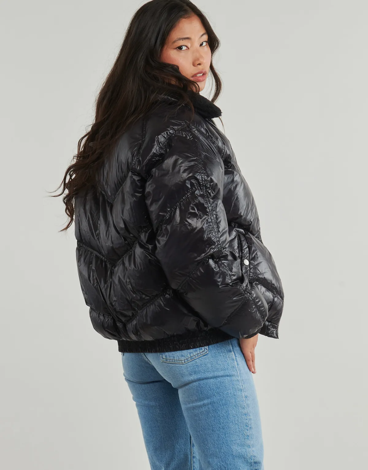 Schott Doudounes COLLIN-BLACK-Homme Manteaux