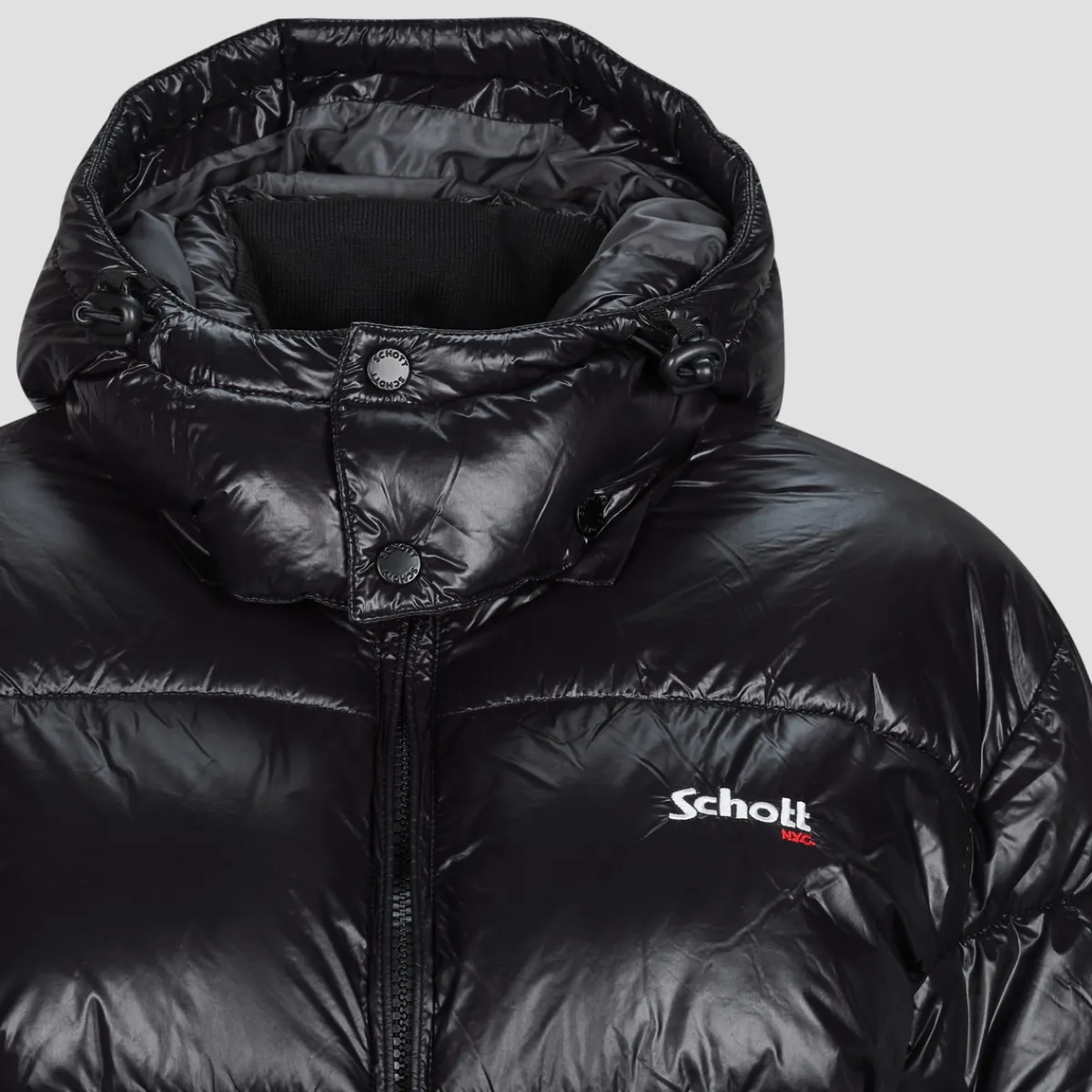 Schott Doudounes COLUSA-BLACK-Homme Manteaux