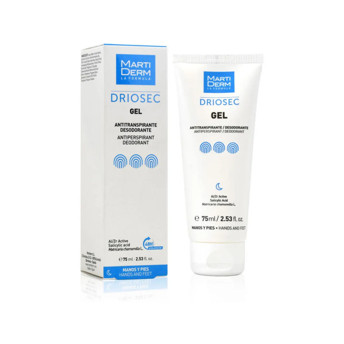 Martiderm Driosec Gel Anti-transpirant Mains Et Pieds-Homme Soins Corps & Bain