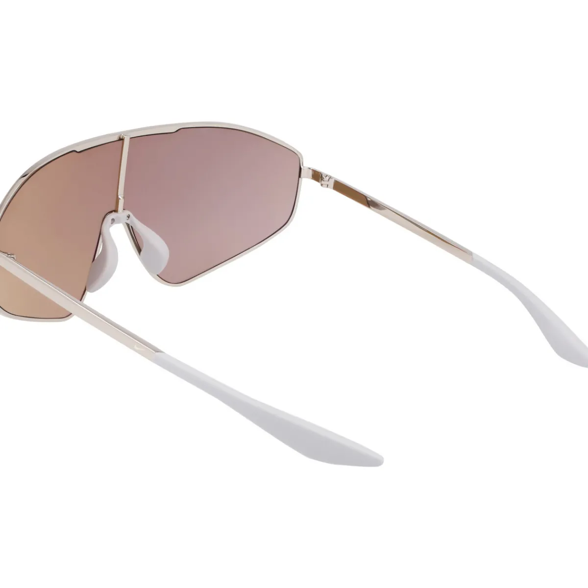 Nike ECHO SHIELD 2 IF0986X Lunettes de soleil, Argent/Or, 66-Homme Lunettes De Soleil